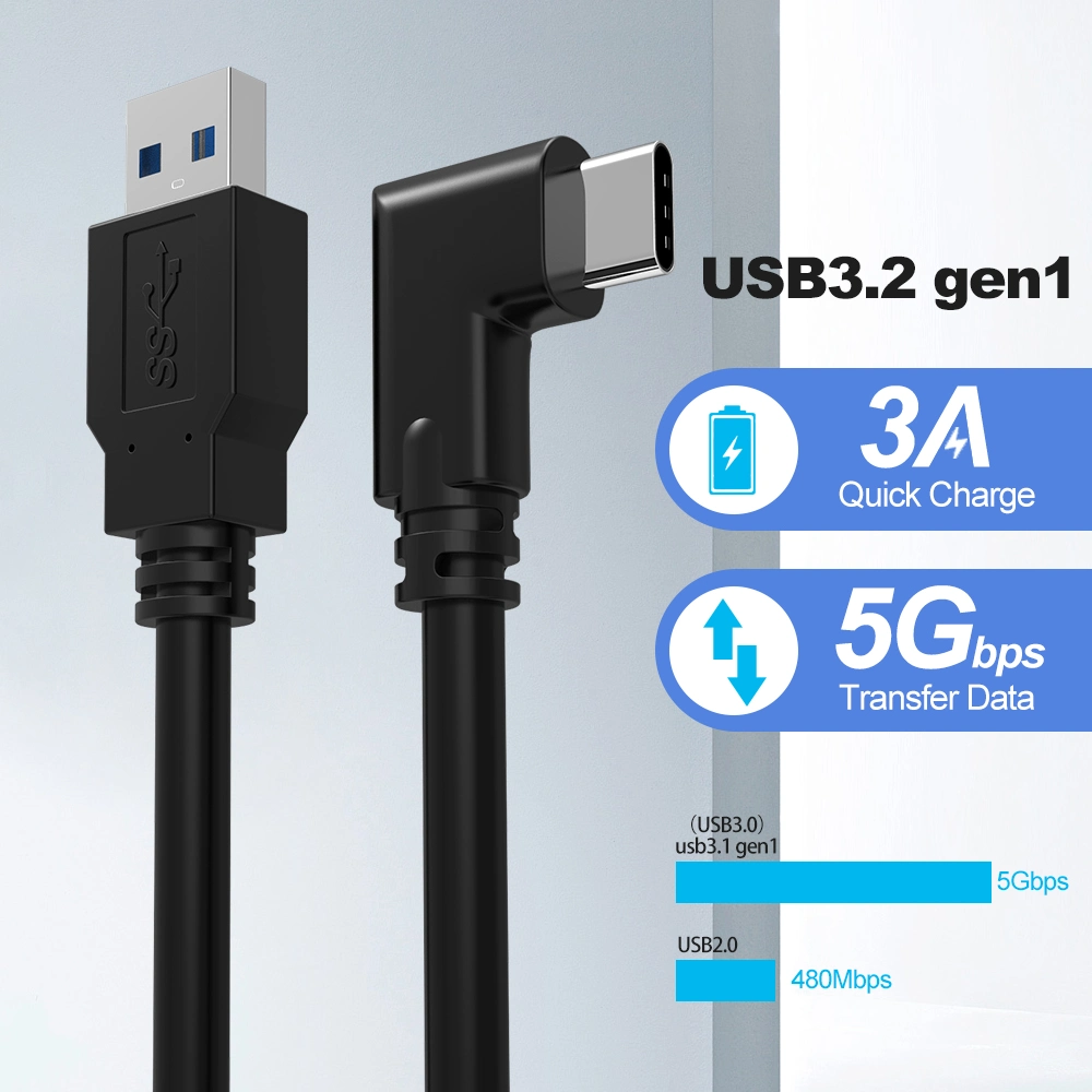 High Speed Charging 60W Pd 5gbps 5m USB 3.2 Gen1 Type C Cable Link Headset Vr Cable for Meta Oculus Quest PRO