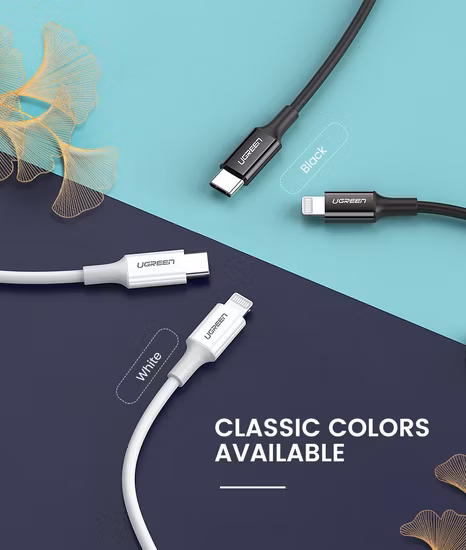 Mobile Phone Data Cable 1m 3FT 18W 20W Pd Fast Charger iPhone Lightning Cable USB Type C to Lightning Cable for iPhone 12 PRO Max